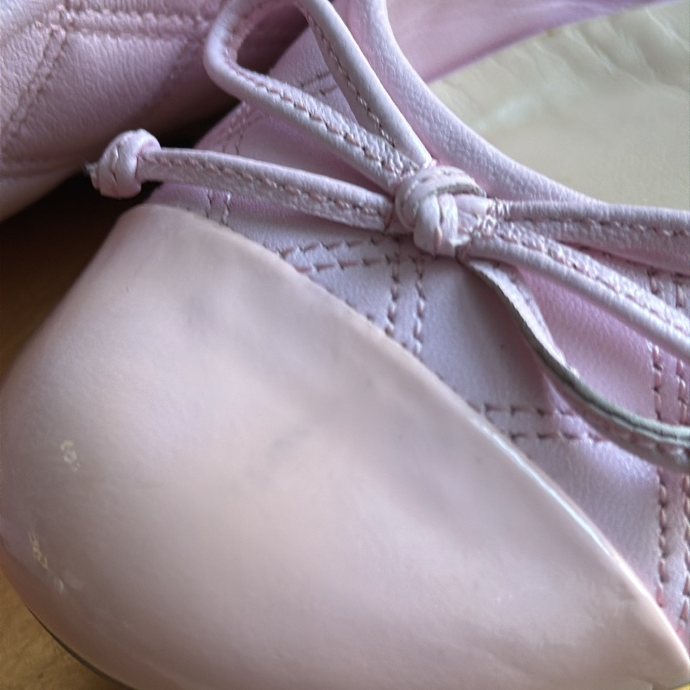 Delman Willa Quilted Ballet Flat in Pink Leather - Picture 13 of 16
